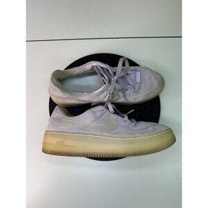 Nike Air Force 1 Sage LX Low Womens Sz 11 Violet Mist Suede Sneakers AR5409-500